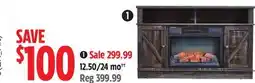 Canadian Tire FOR LIVING Kerry 44˝ Electric Fireplace offer