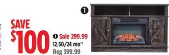 Canadian Tire FOR LIVING Kerry 44˝ Electric Fireplace offer