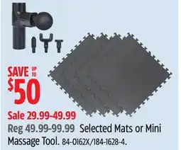 Canadian Tire Selected Mats or Mini Massage Tool offer