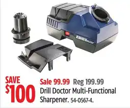 Canadian Tire Drill Doctor Multi-Functional Sharpeners offer