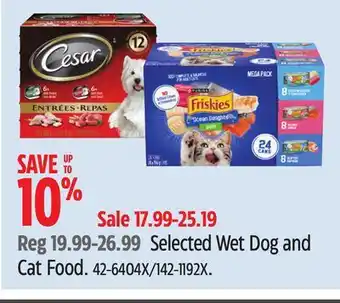 Canadian Tire Cesar Selected Wet Dog and Cat Food offer