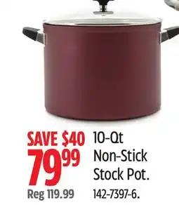 Canadian Tire Paderno 10-Qt Non-Stick Stock Pot offer