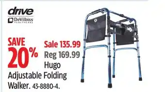 Canadian Tire drive Adjustable Folding Walker offer