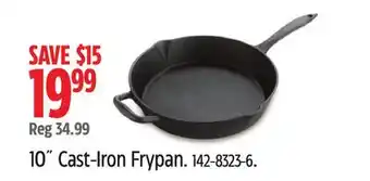 Canadian Tire Lagostina 10˝ Cast-Iron Frypan offer