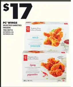 Loblaws PC WINGS, 700-907G offer