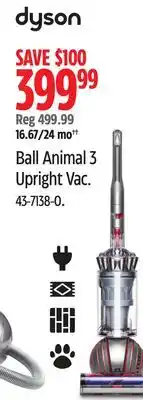 Canadian Tire dyson Ball Animal 3 Upright Vac offer