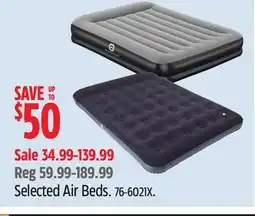 Canadian Tire Outbound Air Beds offer