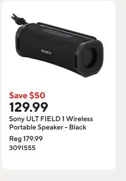 Staples Sony ULT FIELD 1 Wireless Portable Speaker - Black offer