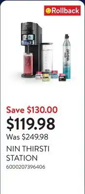 Walmart NIN THIRSTI STATION offer