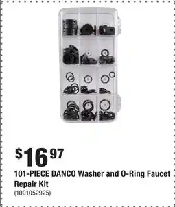 Home Depot 101-PIECE DANCO Washer and O-Ring Faucet Repair Kit offer