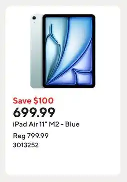 Staples iPad Air 11 M2 - Blue offer