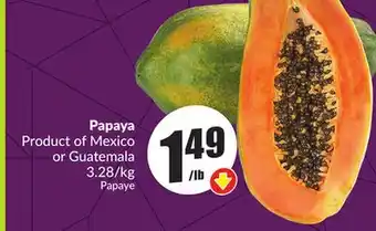 Chalo FreshCo Papaya Product of Mexico or Guatemala offer