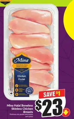 FreshCo Mina Halal Boneless Skinless Chicken Breast offer