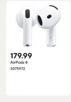 Staples AirPods 4 offer