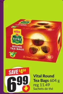 Chalo FreshCo Vital Round Tea Bags 604 g offer