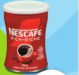 Chalo FreshCo Nescafé Rich Instant Coffee 95 g offer