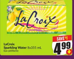 Chalo FreshCo LaCroix Sparkling Water 8x355 mL offer