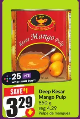 Chalo FreshCo Deep Kesar Mango Pulp 850 g offer