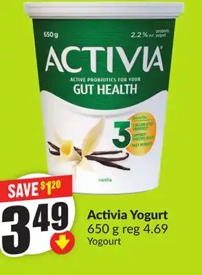 Chalo FreshCo Activia Yogurt 650g offer