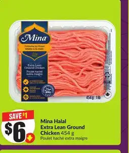 FreshCo Mina Halal Extra Lean Ground Chicken 454 g offer