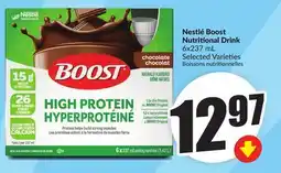 Chalo FreshCo Nestlé Boost Nutritional Drink 6x237 mL Selected Varieties offer