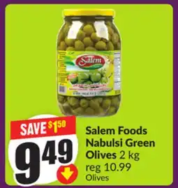 FreshCo Salem Foods Nabulsi Green Olives offer