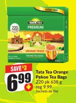 Chalo FreshCo Tata Tea Orange Pekoe Tea Bags 220 pk 638 g offer