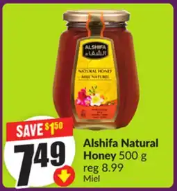 Chalo FreshCo Alshifa Natural Honey 500 g offer