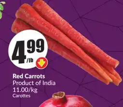 FreshCo Red Carrots Product of India 11.00/kg offer