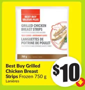 FreshCo Best Buy Grilled Chicken Breast Strips Frozen 750 g offer