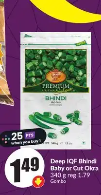 Chalo FreshCo Deep IQF Bhindi Baby or Cut Okra 340 g offer