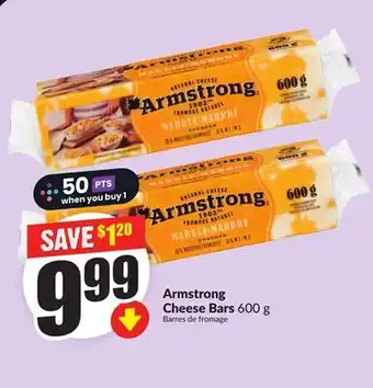 FreshCo Armstrong Cheese Bars 600 g offer