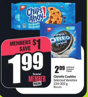 FreshCo Christie Cookies Selected Varieties 224-303 g offer