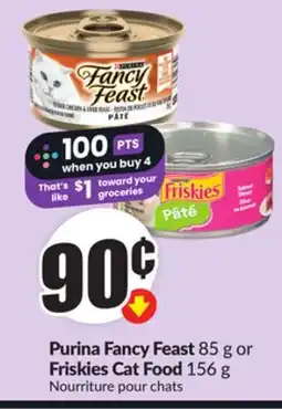 Chalo FreshCo Purina Fancy Feast 85 g or Friskies Cat Food 156 g offer