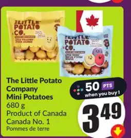 Chalo FreshCo The Little Potato Company Mini Potatoes 680 g Product of Canada Canada No. 1 offer