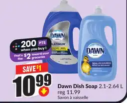 FreshCo Dawn Dish Soap 2.1-2.64 L offer