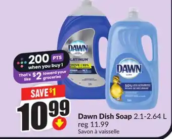 FreshCo Dawn Dish Soap 2.1-2.64 L offer