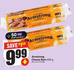 Chalo FreshCo Armstrong Cheese Bars 600 g offer