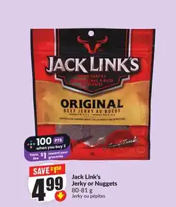 Chalo FreshCo Jack Link's Jerky or Nuggets 80-81 g offer