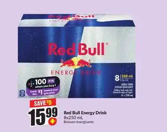 FreshCo Red Bull Energy Drink 8x250 mL offer