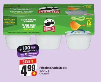 Chalo FreshCo Pringles Snack Stacks 12x19 g offer