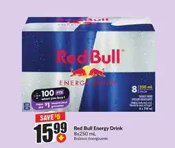 Chalo FreshCo Red Bull Energy Drink 8x250 mL offer