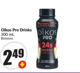 Chalo FreshCo Oikos Pro Drinks 300 mL offer