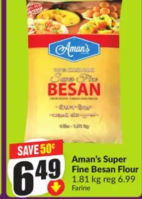 FreshCo Aman's Super Fine Besan Flour 1.81 kg offer