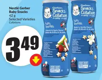 FreshCo Nestlé Gerber Baby Snacks 42 g Selected Varieties offer