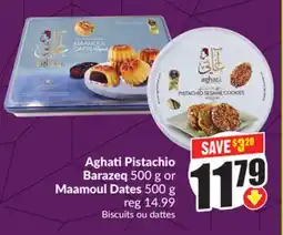 FreshCo Aghati Pistachio Barazea 500 g or Maamoul Dates 500 g offer