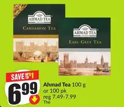 Chalo FreshCo Ahmad Tea 100 g or 100 pk offer