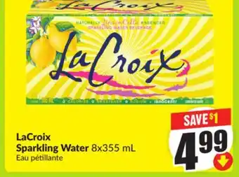 FreshCo LaCroix Sparkling Water 8*355 mL offer