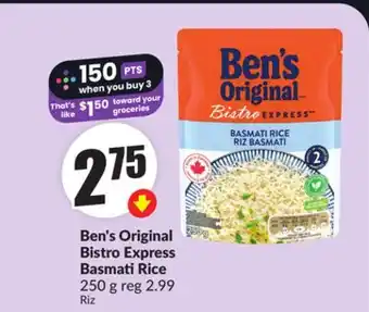 FreshCo Ben's Original Bistro Express Basmati Rice 250 g offer