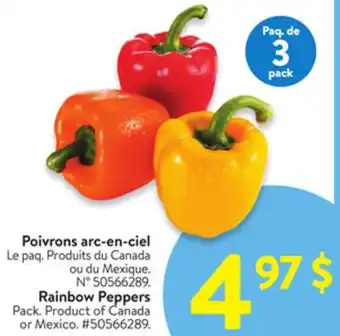 Walmart Rainbow Peppers offer